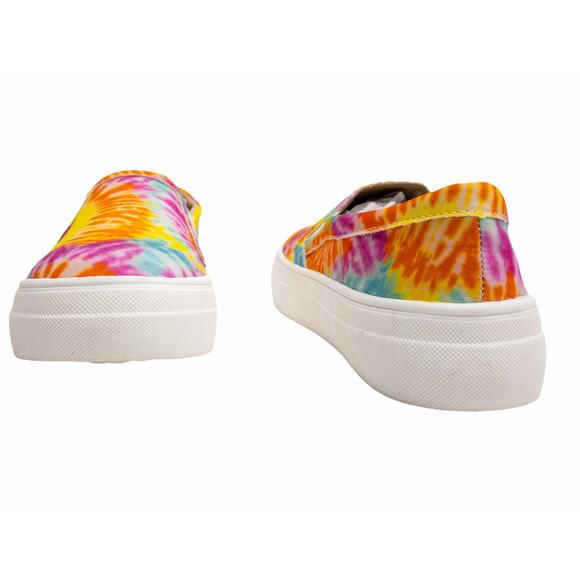 Mata Rainbow Tie Dye Coco Slip On Sneakers 7 Women's - Picture 7 of 9